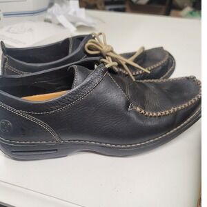 Cole‎ Haan Mens Black Leather Loafers Comfort Dress Shoes Nike AIR Size 8.5M